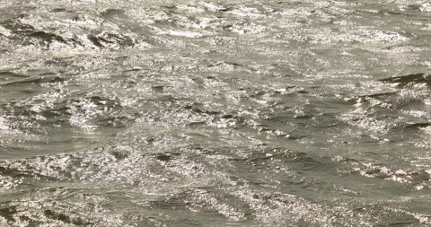 Sea waves in sunlight Stock Footage 279904352