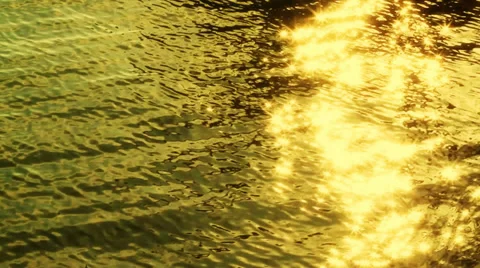 Sea waves in sunset Stock Footage 34429940