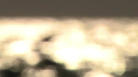 Sea waves at sunset Stock Footage 65498291