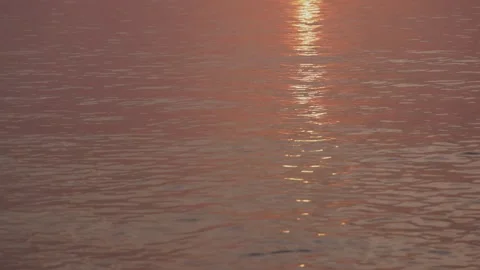 Sea waves at sunset Video stock 256316014
