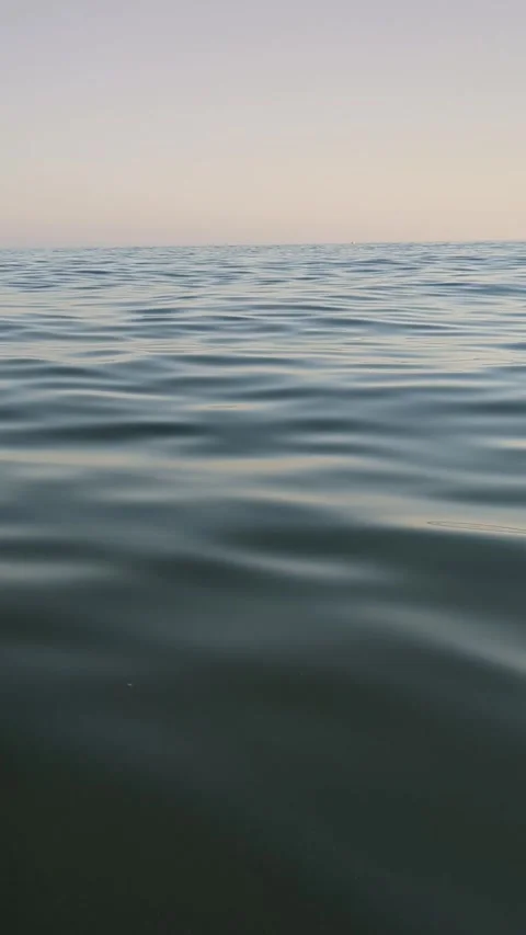 Sea waves at sunset Stock Footage 275250946