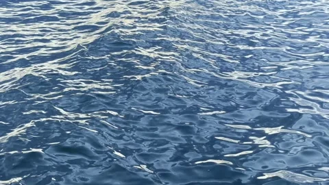 Sea waves at sunset slow motion Stock Footage 248070301
