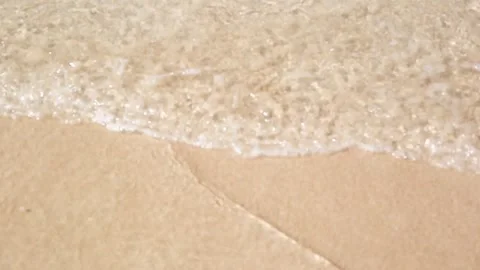 Sea waves wash the sandy beach . Stock-Footage 150417025