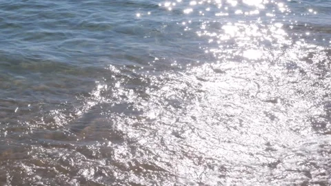 Sea waves with white foam, close up Stock Footage 300434071
