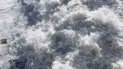 Sea Waves With White Foam Stock Footage 314037994
