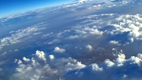 Sea Of White Clouds Seen From Above Vídeo Stock 334402287
