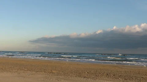 The sea in winter Stock Footage 100876485