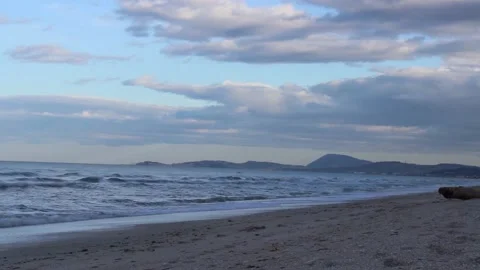 The sea in winter Stock Footage 149747966