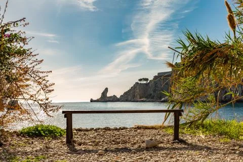 The sea in winter Stock Photos