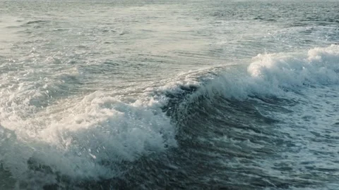 Sea yach trail. Stock Footage 203482603