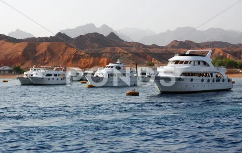 Sea yachts Stock Photos