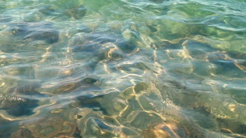 Seabed and waves at the seaside 動画素材 253577381