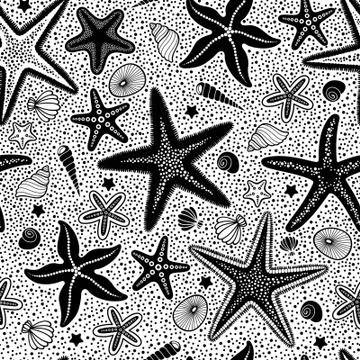Seabed pattern Stock Illustration