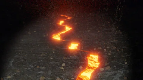 Seabed Rupture Stock Footage 136480295