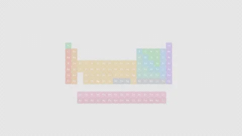 Seaborgium Sg Periodic Table Highlight Clean No Text Animation Video Overlay Alp Stock Footage 339362470