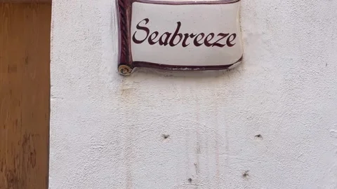 Seabreeze sign on the wall Видео 338131723