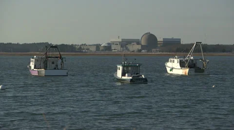 Seabrook power plant Stock Footage 34455701
