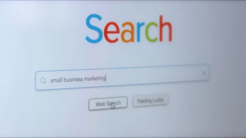 Seach Engine Website Small Business Marketing Stock Footage 159548757