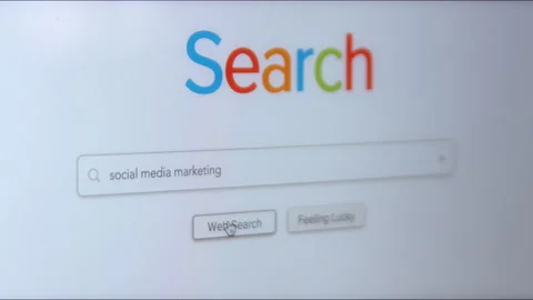 Seach Engine Website Social Media Marketing Stock Footage 159548081