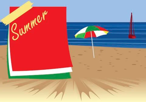 Seacoast Stock Illustration