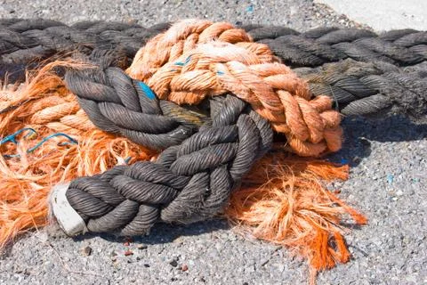 Seafaring ropes Stock Photos