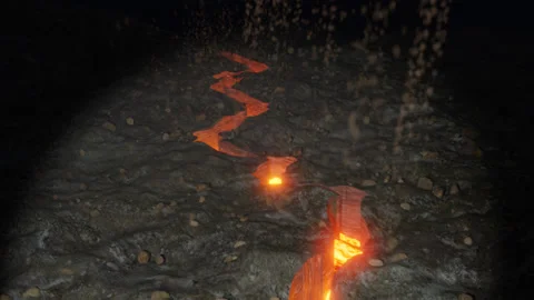 Seafloor Eruption Stock Footage 140892258