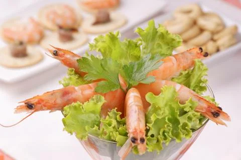 Seafood appetizer Foto stock