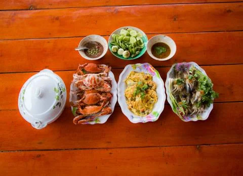 Seafood background Stock Photos