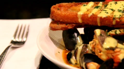 Seafood bouillabaisse Stock Footage 846277