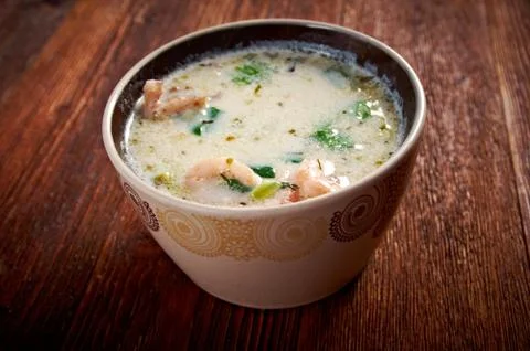 Seafood chowder Stock Photos