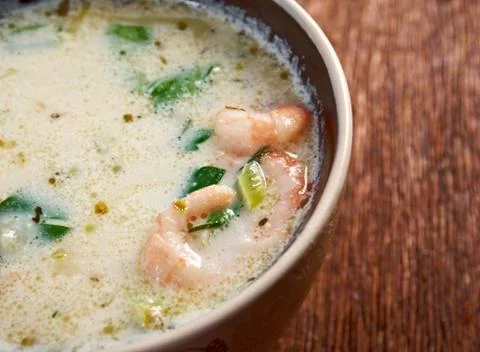 Seafood chowder Foto stock