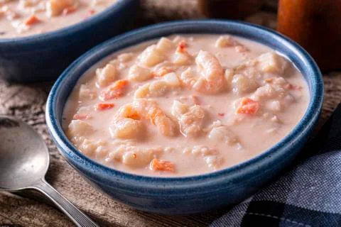 Seafood Chowder Stock Photos