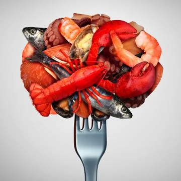 Seafood Concept Stock Illustration