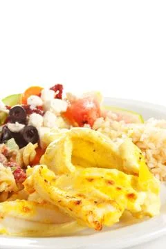 Seafood dinner Stock-Fotos