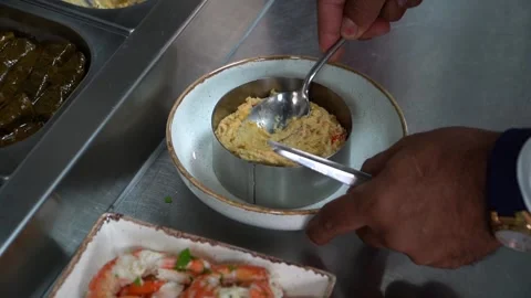 Seafood Dish Preparation Stock Footage 318310190