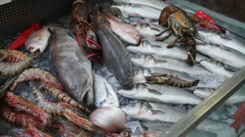 Seafood Vídeo Stock 10134893