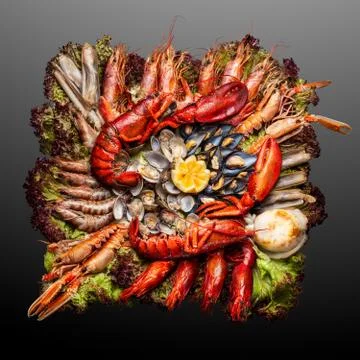 Seafood Galeon. Stock Photos
