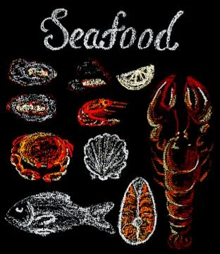 Seafood Stock Illustration