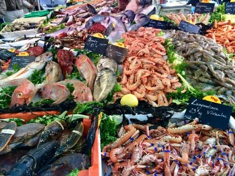 Seafood Market Stock Photos