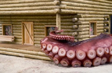 Seafood Nightmare. Stock Photos