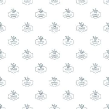 Seafood pattern vector seamless 스톡 일러스트