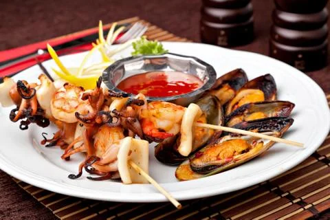 Seafood Foto stock