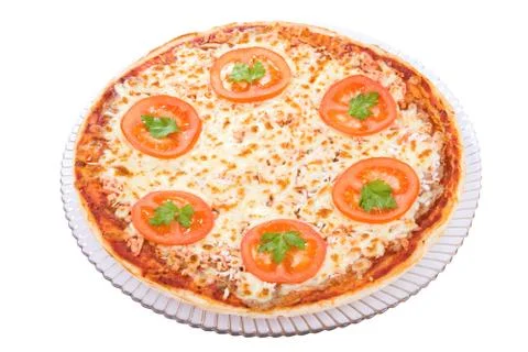 Seafood pizza Foto stock
