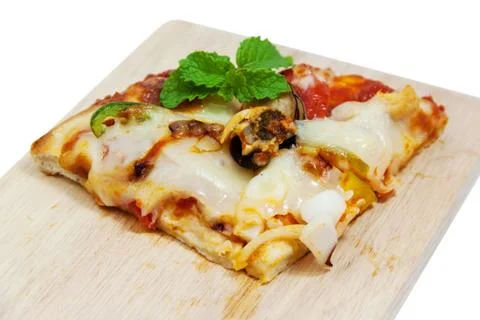 Seafood pizza Foto stock