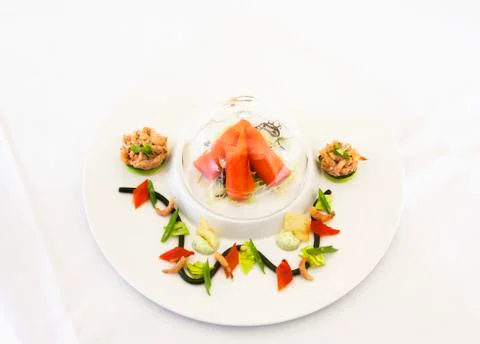 Seafood plate Stock Photos