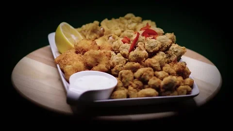 Seafood Platter Stock Footage 152715641