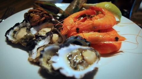 Seafood Platter Stock Photos