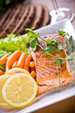 Seafood portion 스톡 사진