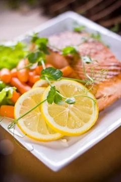 Seafood portion Foto stock