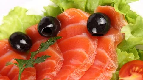 Seafood. Red fish. Stock Photos